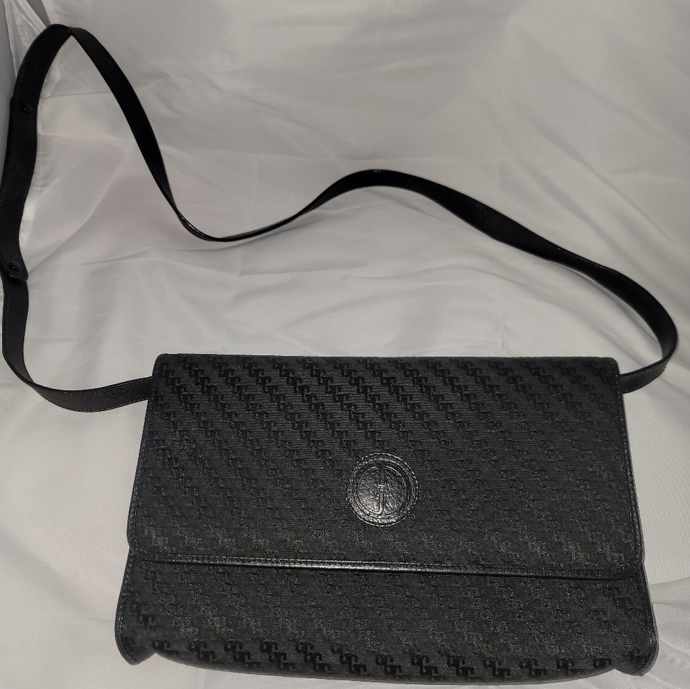 Vintage Gucci Black Crossbody Bag